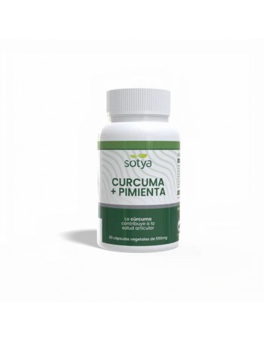 Cúrcuma + pimienta 550mg 60caps Sotya