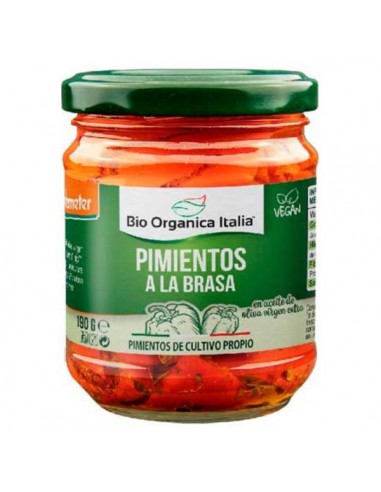 Pimientos a la brasa en aceite de...