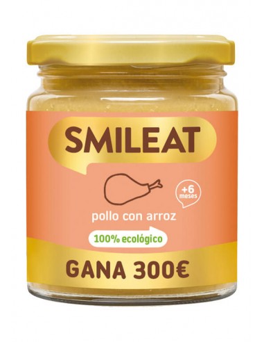Potito de pollo con arroz Bio 230g...