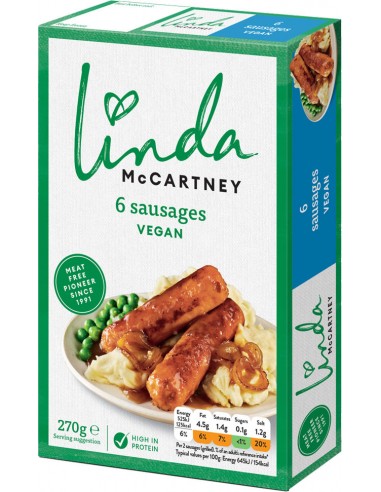 Salchichas veganas 270g Linda McCartney