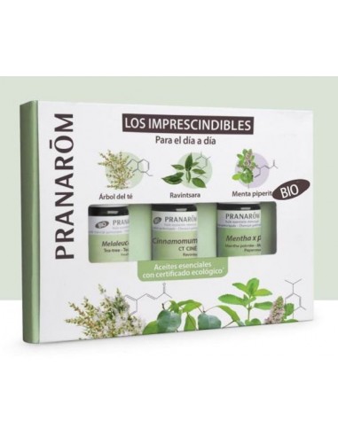 Cofre AEQT indispensables Bio 3x10ml...
