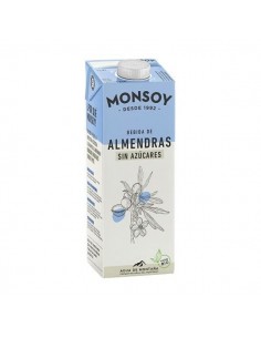 Bebida de almendras sin azúcares Bio Monsoy