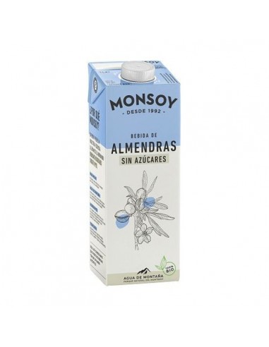 Bebida de almendras sin azúcares Bio Monsoy