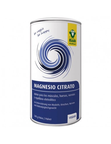 Citrato de magnesio polvo 340g Raab