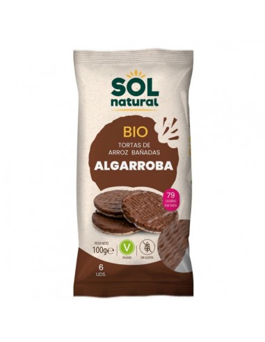 Tortitas de arroz con algarroba Bio...