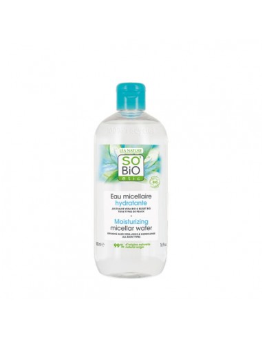 Agua micelar hidratante aloe 500ml SoBio