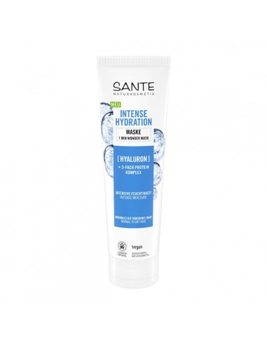 Mascarilla capilar 1 min hidratación intensa Hialurónico 150ml Sante