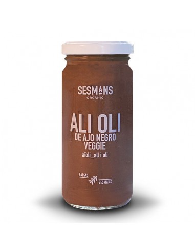 Salsa alioli de ajo negro veggie Bio...