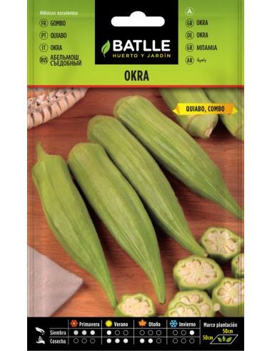 Semillas de okra 8g Batlle