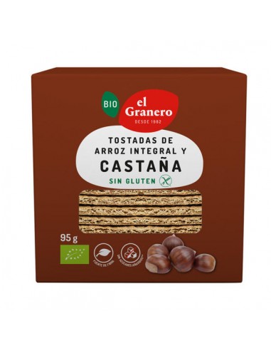 Tostadas de castaña Bio 90g El Granero