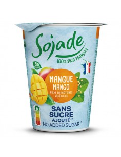 Yogur de soja con mango sin...