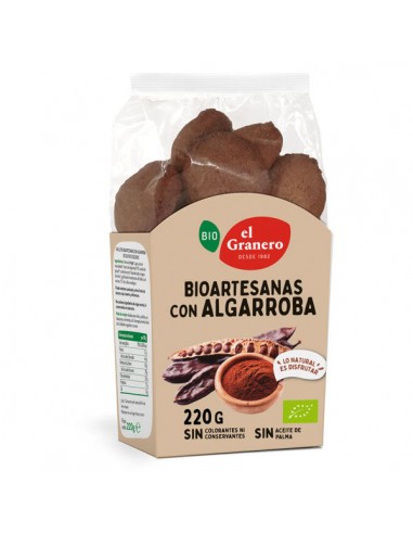 Galletas artesanas de algarroba Bio...