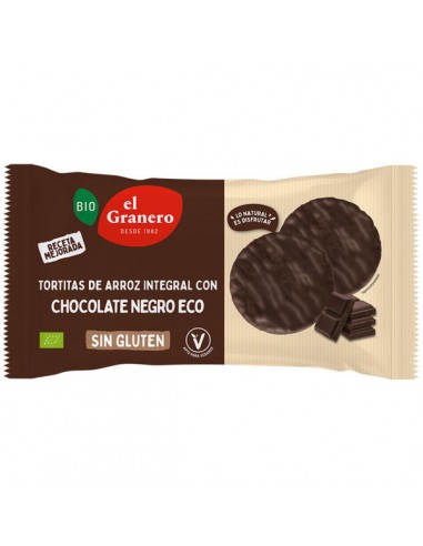Tortitas de arroz y chocolate negro...
