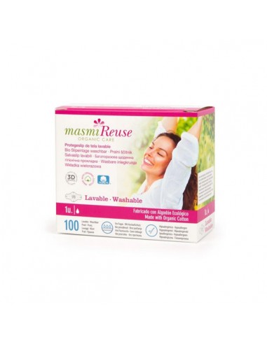 Protegeslips de tela con alas lavable...