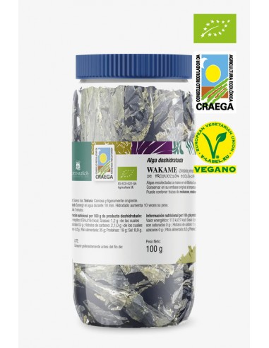 Wakame deshidratado Bio 100g Porto...