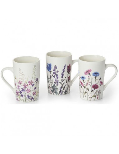 Taza mena, porcelana 300ml 3 modelos...