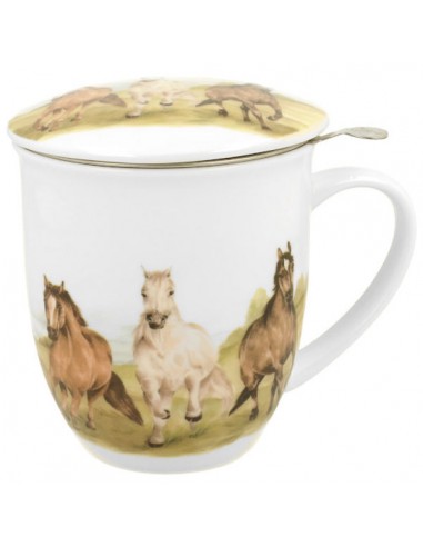 Taza gallop, porcelana 400ml filtro y...