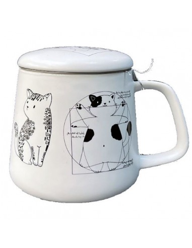 Taza artist, porcelana 400ml filtro y...