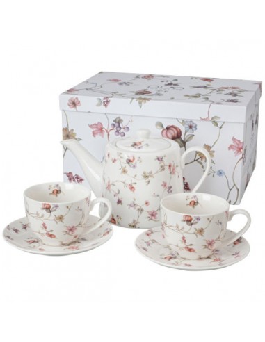 Conjunto safa, porcelana tetera + 2...