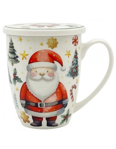 Taza santa claus, porcelana 350ml...