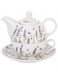 Set lavender, porcelana tea...