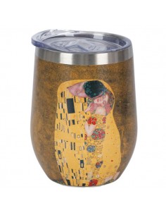 Vaso klimt kiss, acero...