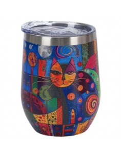 Vaso modern-cat, acero...