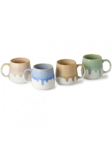 Taza kiano, porcelana 400ml 4 modelos...