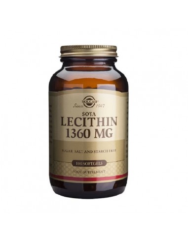Lecitina de soja 1360mg 100caps Solgar