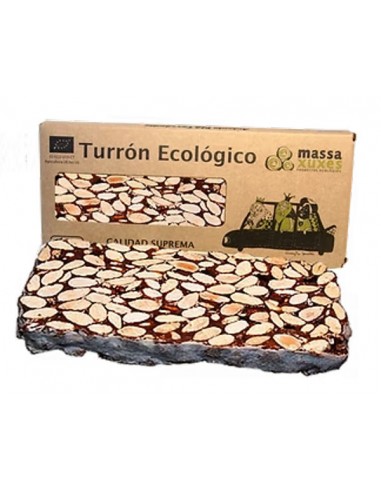 Turrón terronico almendra sésamo Bio...