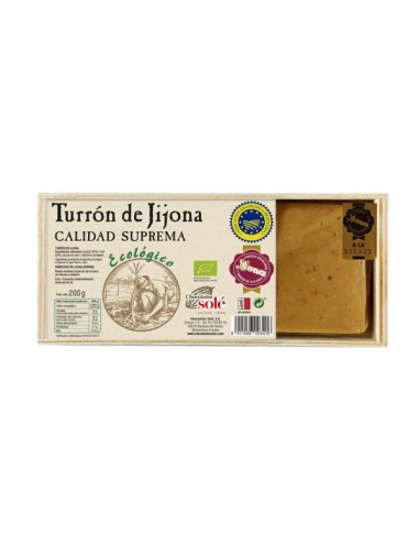 Turron Jijona Bio 200g Solé
