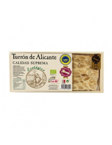 Turron de Alicante Bio 200g...