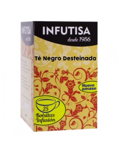Té negro desteinado 25ud Infutisa
