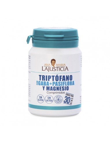 Triptófano con GABA + pasiflora y...