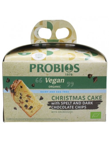 Panettone vegano con chocolate Bio...