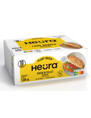 Long burger supreme 10ud Heura