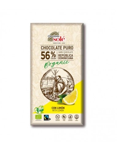Chocolate negro con liimón Bio 100g...