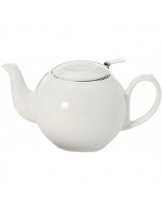 Tetera blanca, porcelana 600ml