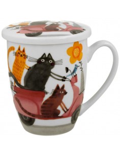 Taza scooter, porcelana...