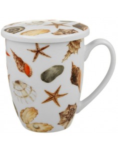 Taza shells, porcelana...
