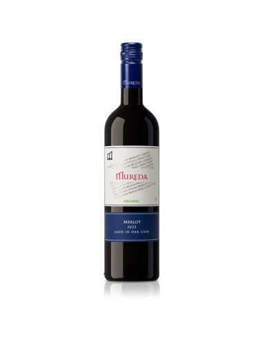 Vino monovarietal merlot Bio 75cl Mureda