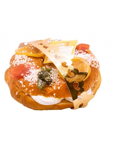 Roscón de reyes relleno sabor nata...