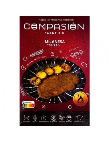 Milanesa de seitán y setas 2x80g...