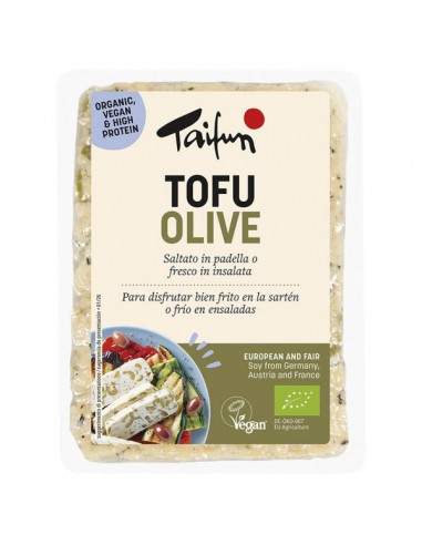 Tofu con olivas Bio 200g Taifun