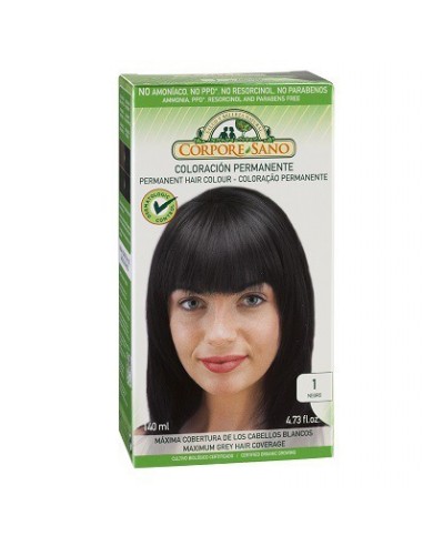 Tinte 1 negro 140ml Corpore Sano