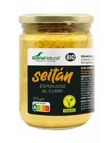Seitán esponjoso al curry 375g Soria...