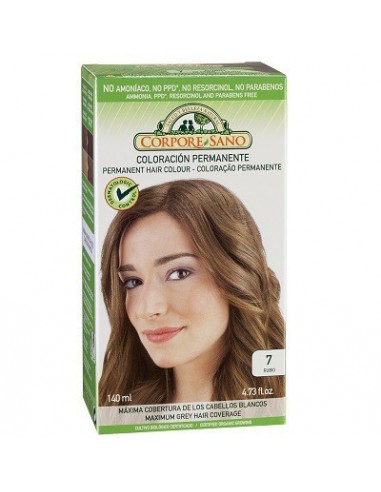 Tinte 7 rubio 140ml Corpore Sano