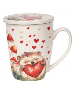 Taza hedgehog, porc. 350ml...