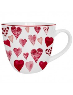 Taza hearts, porcelana...