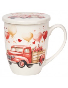 Taza car-hearts, porc....